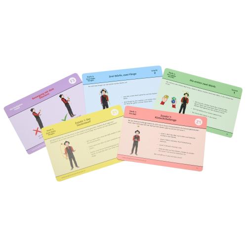 Preview: Jonglieren macht Schule das Kartenset – Jonglieren unterrichten: Zyklus 2, 3 und Sek II